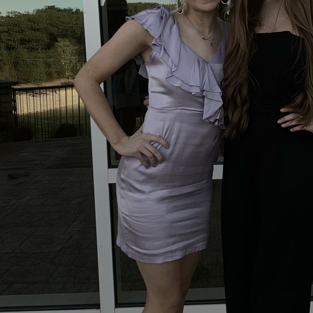 Purple Cocktail Dress